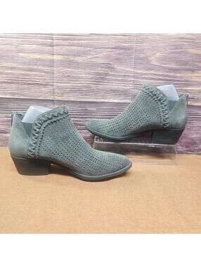 Earth Peak Perry Gray Suede Ankle Boots Shoes Women’s 7M